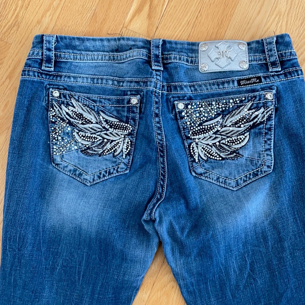 MissMe 💙 Mid Rise Easy Boot Jeans